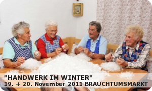 Brauchtumsmarkt „Handwerk im Winter“